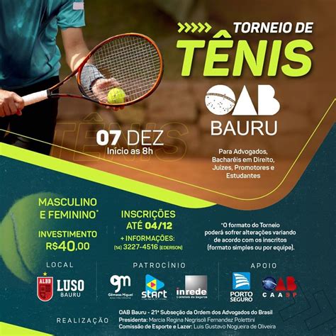 Apostas em tênis Bauru